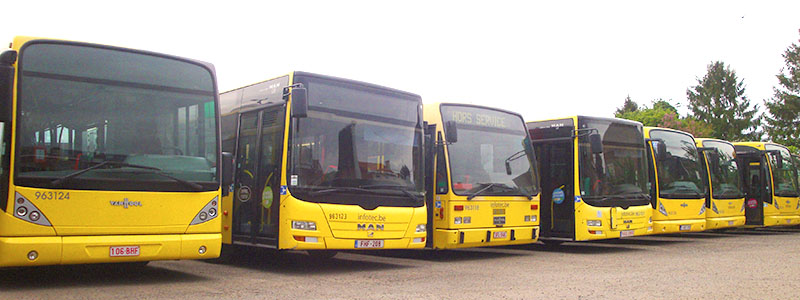 Flotte des bus voyages peeters