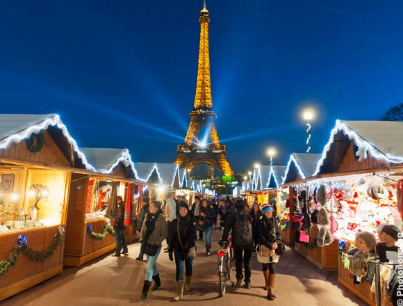 Paris: Tour de ville/Marché de Noël/Shopping/Découverte
